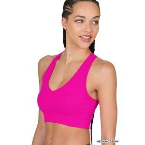Hot Pink Crop Tank